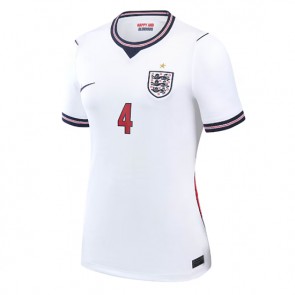 England Declan Rice #4 Hjemmebanetrøje Dame VM 2026 Kortærmet